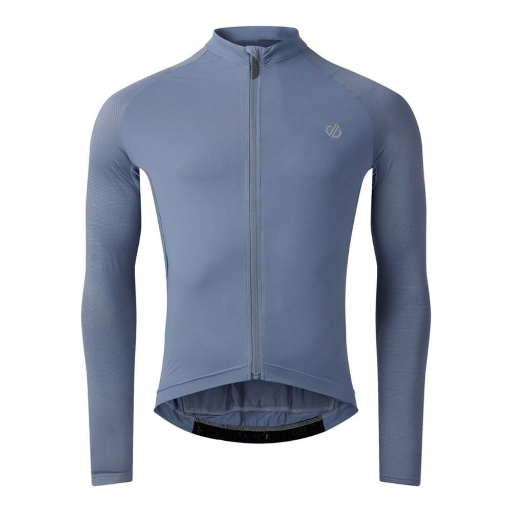 Dare 2B Mens Lightning Long-Sleeved Cycling Jersey / Mercury